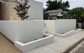 Rendered Retaining Wall Clayfield